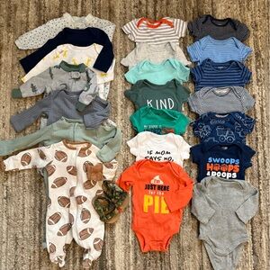 0-3 Month Clothes & Shoes Lot